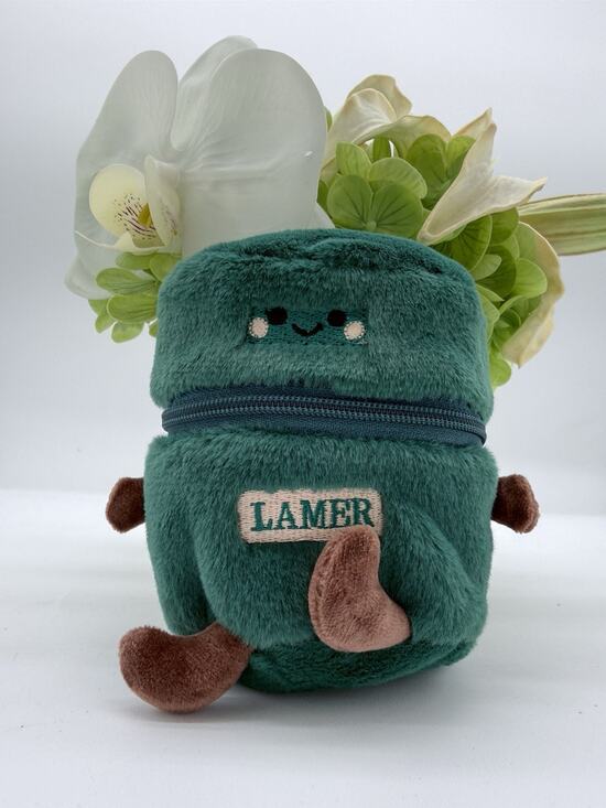 LA MER Handbags - La Mer The Plush Moisturizer Charm Case (Creme) - 3" x 3" x 4.5"
